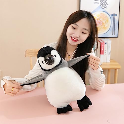 Pingüino Papúa,Animal Peluches,Regalo Recién Nacido,Pingüino Peluches para Niños,Juguete De Peluche,Pingüino De Peluche Suave para Niños Adultos Regalos De Cumpleaños (28 CM)