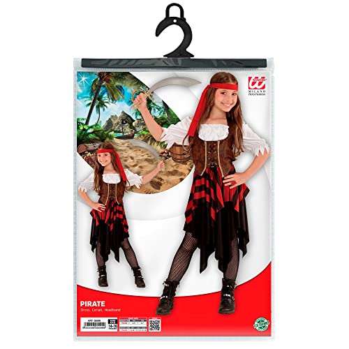 "PIRATE GIRL" (dress, corset, headband) - (128 cm / 5-7 Years)