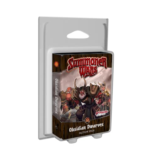 Plaid Hat Games - Summoner Wars Second Edition Obsidian Dwarves Faction Deck - Card Game - Expansion - Ages 9+ Years - 2 Players - English Version