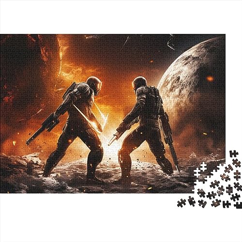 Planet Defence Puzle De 300 Piezas, Puzzles para Adultos, Warriors Vs Battle of Armageddon, Juego De Habilidad para Toda La Familia De Lacesides, Puzzle para Adultos A Partir De 14 Años.…300pcs (40