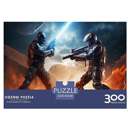 Planet Defence Puzle De 300 Piezas, Puzzles para Adultos, Warriors Vs Battle of Armageddon, Juego De Habilidad para Toda La Familia De Lacesides, Puzzle para Adultos A Partir De 14 Años.…300pcs (40