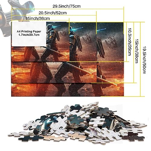 Planet Defence Puzle De 300 Piezas, Puzzles para Adultos, Warriors Vs Battle of Armageddon, Juego De Habilidad para Toda La Familia De Lacesides, Puzzle para Adultos A Partir De 14 Años.…300pcs (40