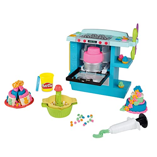 Play-Doh Set Gran Horno de Pasteles Kitchen Creations para niños a Partir de 3 años y con 5 Botes de plastilina no tóxica & Kitchen Creations Grill 'n Stamp Juego para niños de 3 años en adelante