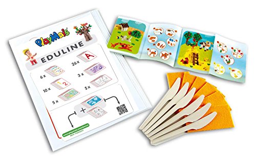 PlayMais Eduline Large Juego de construcción para niños a Partir de 3 años | Cubo con 6300 Piezas | estimula la Creatividad y la motricidad niñas y niños | Made in Germany