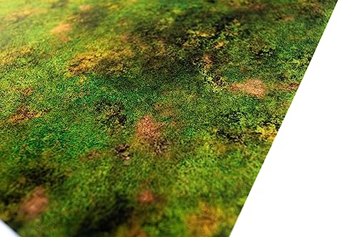 PLAYMATS- Blood Bowl Battlemat, playmat, Rubber Mat, Color Grassland, 39" x 34" / 101 cm x 86 cm (BB004)