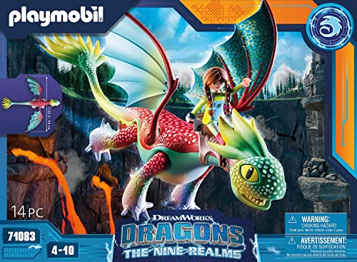 PLAYMOBIL DreamWorks Dragons 71083 Dragons, The Nine Realms Feathers y Alex, a Partir de 4 años