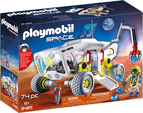 PLAYMOBIL Space Estación de Marte, A Partir de 6 años (9487), Color/Modelo Surtido + Space Vehículo de Reconocimiento, A Partir de 6 Años (9489), Color/Modelo Surtido