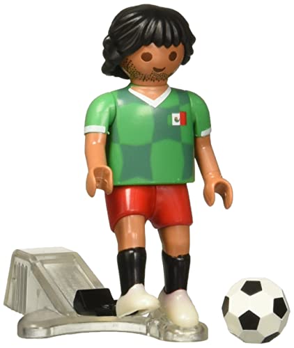 PLAYMOBIL Sports y Action Jugador de Fútbol México 71132, a Partir de 5 años