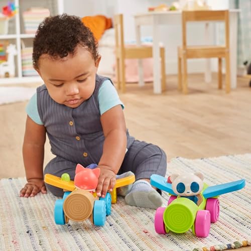 Playskool- Roll and GO Critters Juguete de Actividad Preescolar (Hasbro F4665FF2), Exclusivo en Amazon