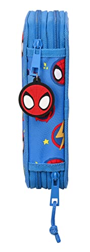 PLUMIER DOBLE PQÑO 28 pcs SPIDEY "TEAM UP"