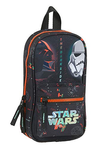 PLUMIER MOCHILA C/4 PORT. VACIO STAR WARS "THE DARK SIDE"