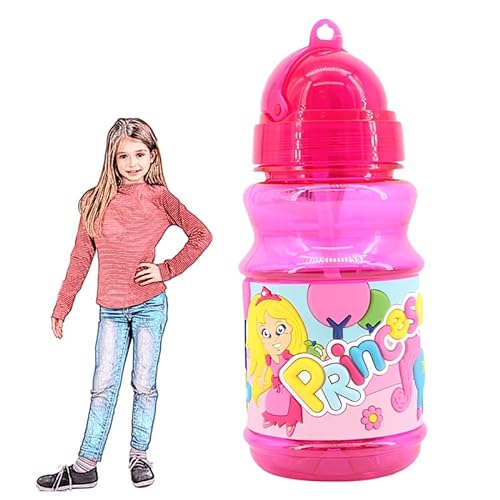 PLUS HOME Botella Agua con nombre Vera para niños, 100% a prueba de fugas, sin BPA, 350 ml, para guardería, colegio, viajes y hacer deporte Regalo Niños 5-10 años para Colegio Cumpleaños(350ML)