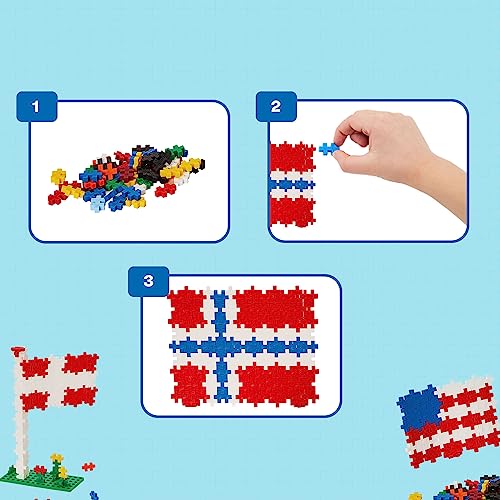 Plus Plus Puzzle - Puzzle 5 años Banderas del Mundo | Puzzle 3D Niños | Construcciones para Niños | Juegos Educativos Niños 5 Años | Puzles Niños 5 Años