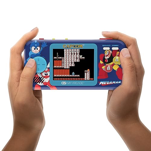 Pocket Player PRO - Megaman - Juego retrogaming - Pantalla de alta resoluci�n de 7 cm - 6 juegos Mega Man incluidos