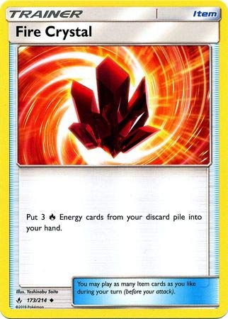 Pokemon 173/214 - Tarjeta individual de cristal de fuego