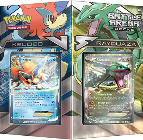 Pokemon Juego de Cartas POK80168 TCG Battle Arena Rayquaza vs Keldeo