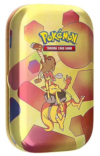 Pokémon Minicaja Coleccionable Escarlata y Violetto-151 del GCC Kadabra (Dos Sobres de expansión, una Moneda y un Papel con ilustración), edición en Italiano (210-60391)