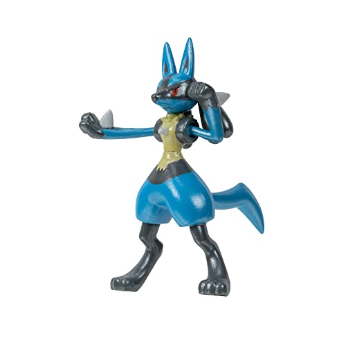 Pokemon PKW2776 - Set de Juego Oficial para Desarrollo de Riolu, Lucario, con Figuras