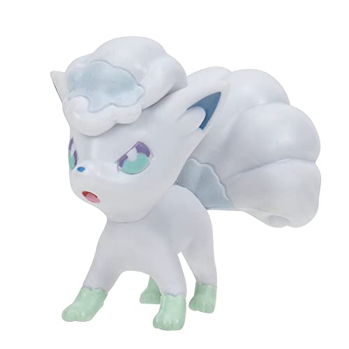 Pokémon PKW3135 Clip'n'Go Poké Balls Alola Vulpix & Super Ball, Poké Ball oficial con figura de 5 cm