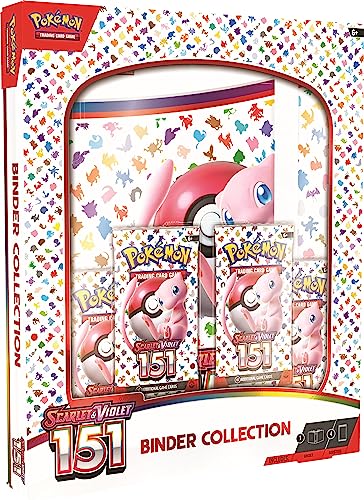 Pokemon TCG Scarlet & Violet 3.5 Pokemon 151 Binder Collection, Multicolor