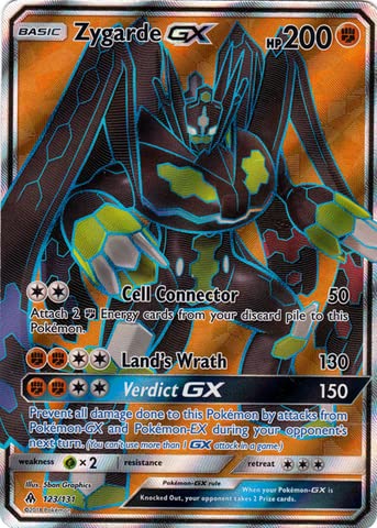 Pokemon Zygarde GX - 123/131 - Arte Completo Ultra Raro Sol & Luna: Solteros de Luz Prohibida