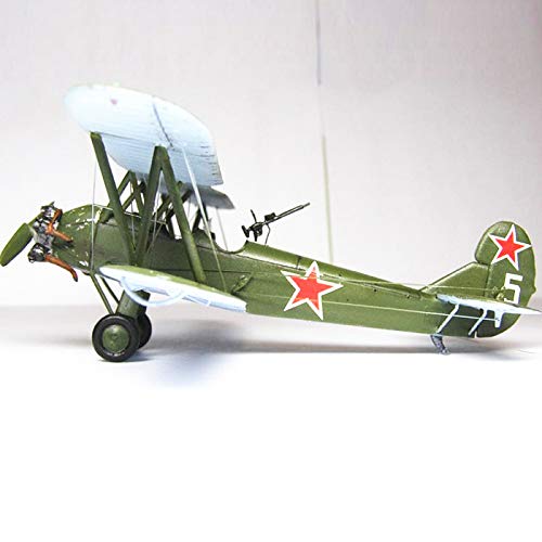 Polikarpov Po-2 Soviética Segunda Guerra Mundial Brujas Noche Modelo ruso Kits Escala 1:72 Instrucciones de montaje en idioma ruso