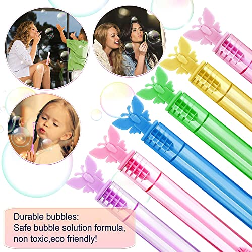 Pompas De Jabón para Niños,48PCS Kit Bubbles Maker,Varitas de Burbujas,Juguetes de Pompas,Pompas de Jabón Juego,Crear Burbujas de Jabon,Burbujas de Jabon Niños,Burbujas de Jabón de Colores Juguetes