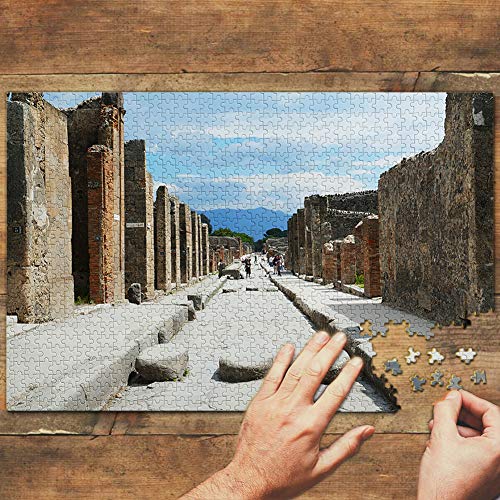 Pompeya Nápoles Italia Puzzle 1000 Piezas para Adultos Familia Rompecabezas Recuerdo Turismo Regalo