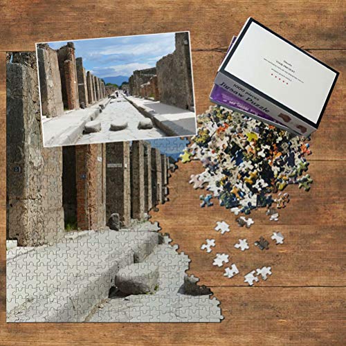 Pompeya Nápoles Italia Puzzle 1000 Piezas para Adultos Familia Rompecabezas Recuerdo Turismo Regalo