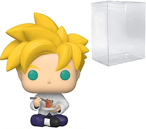 POP Dragon Ball Z - Figura de vinilo de Gohan Noodles Funko Pop! (paquete con funda protectora compatible con caja Pop), 3.75 pulgadas