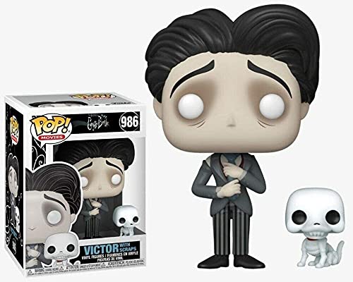 POP Películas: cadáver novia - Victor Van Dort con restos Funko Pop! Figura de vinilo (con funda protectora compatible con caja de pop)