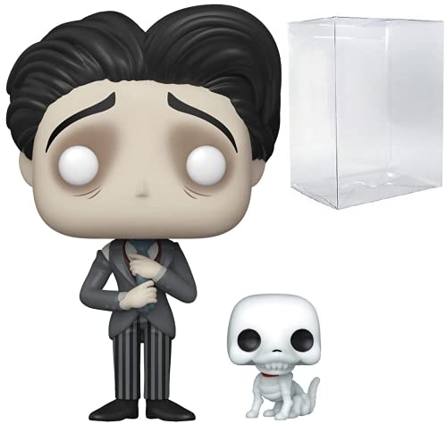 POP Películas: cadáver novia - Victor Van Dort con restos Funko Pop! Figura de vinilo (con funda protectora compatible con caja de pop)