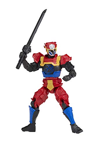 Power Rangers- Blue Power Up Lion Fire Armour Figura, Color (Bandai 43938)