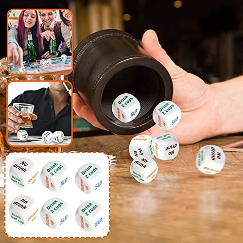 Printing English Creative Order Color 6PCS English Dice Wine Office & Papelería VMx343