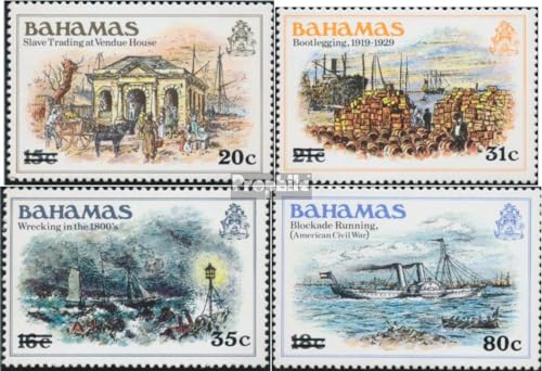 Prophila Collection Bahamas 534-537 (Completa.edición.) 1983 Historia el Bahamas (Sellos para los coleccionistas) Marinero