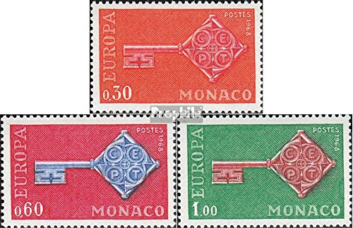 Prophila Collection Mónaco 879-881 (Completa.edición.) 1968 Llave (Sellos para los coleccionistas)