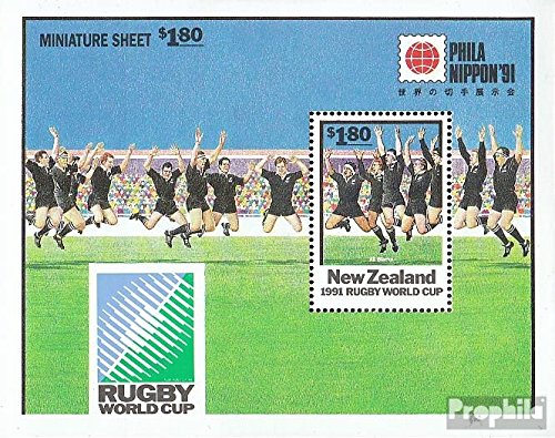 Prophila Collection Nueva Zelanda Bloque 30 (Completa.edición.) 1991 Phila-Nippon 91 (Sellos para los coleccionistas) Juegos de Pelota sin fútbol