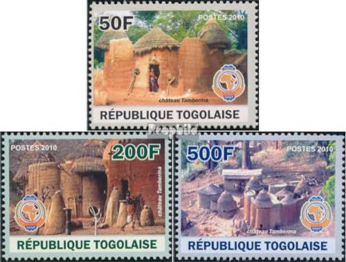 Prophila Collection Togo 3589-3591 (Completa. edición) 2010 Panafrikanische La Unión Postal (PAPU) (Sellos para los coleccionistas)