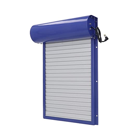 Puerta Automática para Gallinero, Modo Manual, Funciona con Pilas, 100-240V, Abridor de Puerta para Gallinero de Pato Resistente Al óxido (Enchufe de la UE)