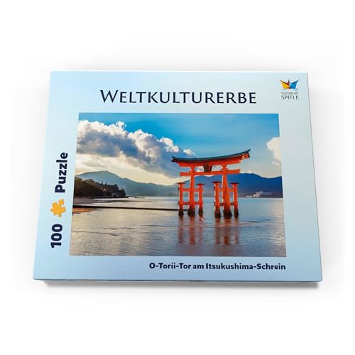 Puerta O-Torii Frente Al Santuario De Itsukushima En La Isla De Miyajima - Hiroshima, Japón - Premium 100 Piezas Puzzles - Colección Especial MyPuzzle de Starnberger Spiele