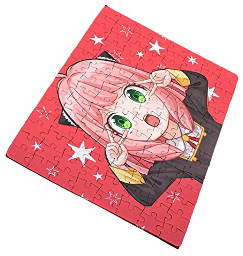 Puzzle 120 Piezas Spy x Family niña Anya Kawaii Cute Mona Rompecabezas Educativo puzle.