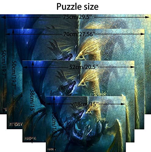 Puzzle 2000 Piezas para Adultos, Puzzle Heroes of Might and Magic, Rompecabezas de Niños Adolescente Ara Juegos Educativos de Mente de Bricolaje, Decoración del Hogar de Regalo. 100X70cm