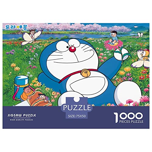 Puzzle De 1000 Piezas, Puzzle para Adultos, Impossible Rompecabezas, Colorido Juego De Habilidad para Toda La Familia, Animación:Doraeɱon