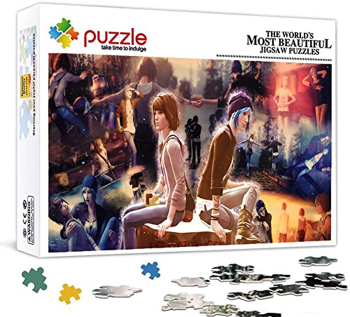 Puzzle Life Is Weird, Puzzle 1000 Piezas para Adultos, Rompecabezas para Adultos para Niños Adolescentes Juegos Educativos Juguetes Hogar Viajes Regalos 70X50cm