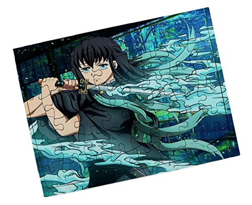 Puzzle PEQUEÑO 48 Piezas con Marco Kimetsu no Yaiba moichiro tokito Pilar Niebla Rompecabezas puzle para Adulto