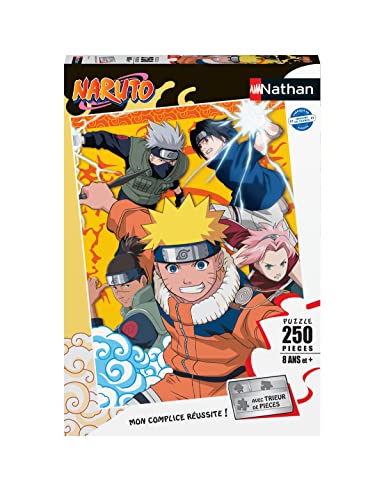 Puzzles Nathan- Puzzle de 250 Piezas – Naruto en la Academia de los Ninjas Other Properties Infantil (Ravensburger 4005556861446)