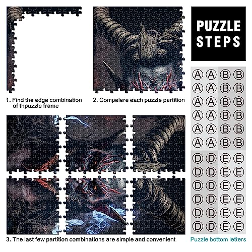 Puzzles para adultos Regalos El Puzzle de Madera del Señor de la Oscuridad es ideal como regalo para toda la familia y este 38x52 cm