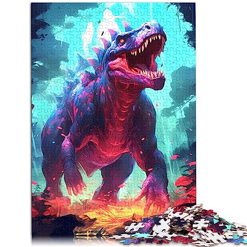 Puzzles para adultos Rompecabezas de madera de dinosaurios de la era jurásica para el placer familiar y las noches de juego 14,96 x 20,47 pulgadas