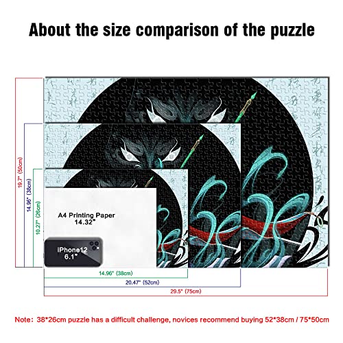 Puzzles para adultos Rompecabezas de madera de dinosaurios de la era jurásica para el placer familiar y las noches de juego 14,96 x 20,47 pulgadas