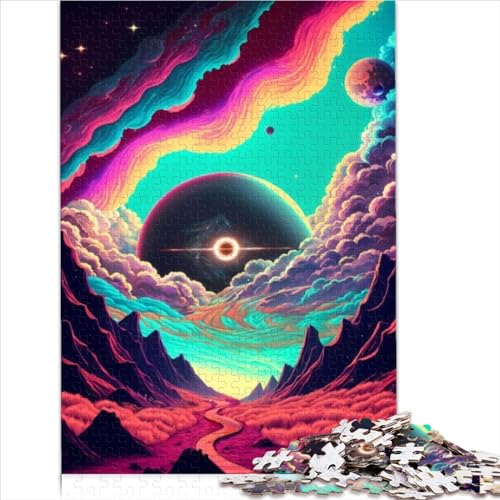 Puzzles para Adultos y Niños, The Road To Universe, Puzzle de 1000 Piezas para Adultos, Puzzles de Cartón, Kill Time para Adultos, Niños a Partir de 12 Años, Puzzles de Relajación, del Juego